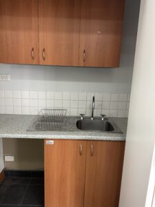 Kitchen view of office for lease in Ascot Vale, Melbourne