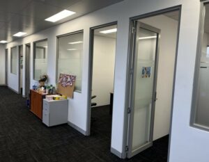 Offices inside showroom and warehouse for lease in Keilor Park Drive, Melbourne