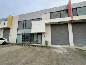 Front view warehouse for lease Garden Drive Tullamarine, Melbourne