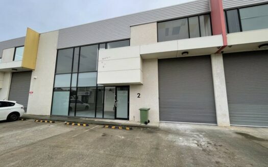 Front view warehouse for lease Garden Drive Tullamarine, Melbourne