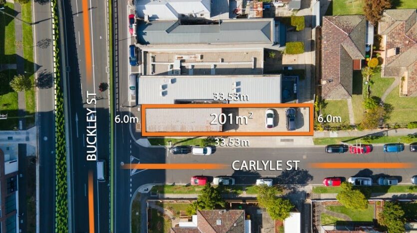 Arial view of medical property for sale in Moonee Ponds