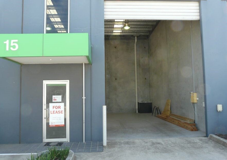 Front view of industrial warehouse for lease in Melbourne. 15/14 Concorde Drive, Keilor Park, VIC 3042. Contact CPN Commercial Group, commercial real estate specialists for more information.