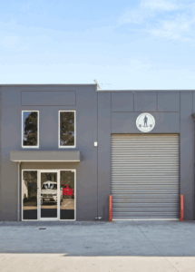 Exterior view of industrial property for sale in Airport West with secure roller door access
