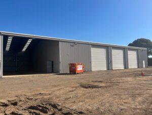 Expansive crushed rock yard and warehouse for lease in Laverton North industrial estate
