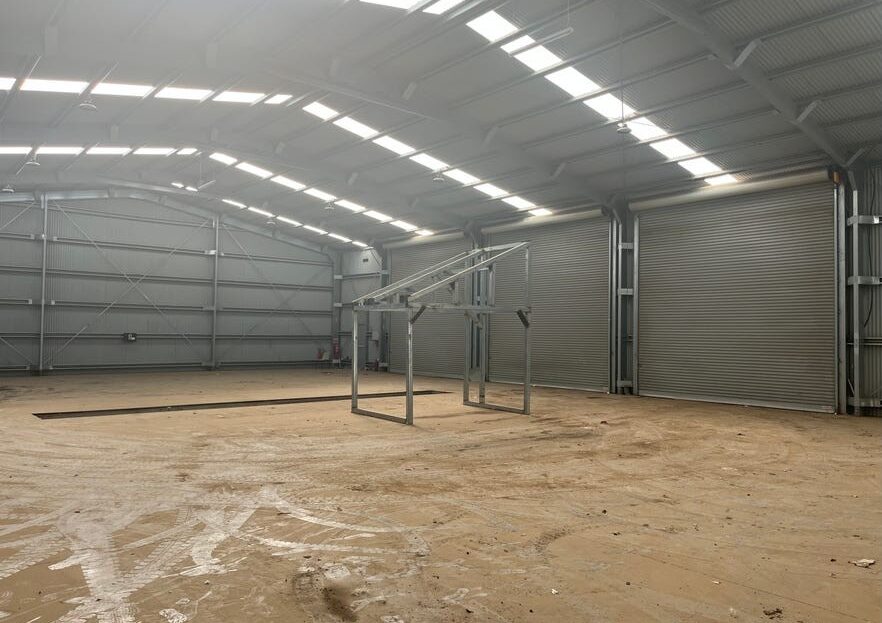 Aerial view of commercial property for rent with warehouse for lease at 66–70 Dohertys Road, Laverton North VIC