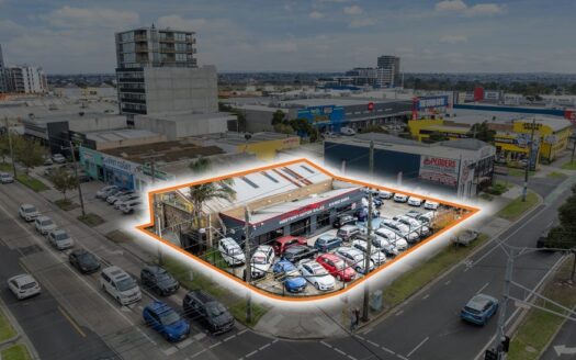 Commercial property for lease at 151–153 Rosamond Road, Maribyrnong with vehicle yard and showroom frontage