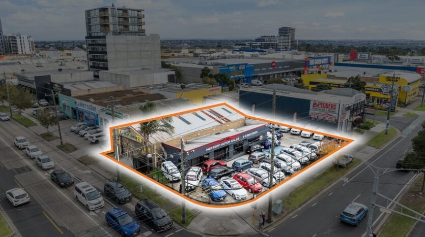 Commercial property for lease at 151–153 Rosamond Road, Maribyrnong with vehicle yard and showroom frontage