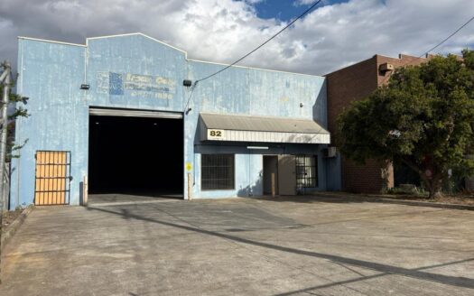 Front exterior of standalone industrial building at 82 Slater Parade Keilor East
