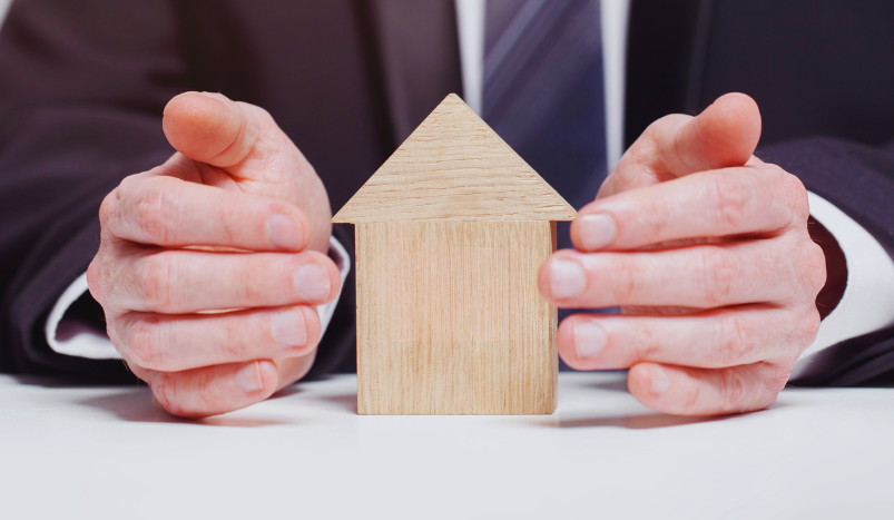An image of a person holding a property in their hands, preparing for a expression of interest